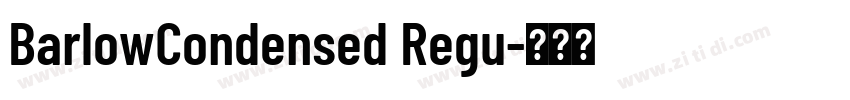 BarlowCondensed Regu字体转换